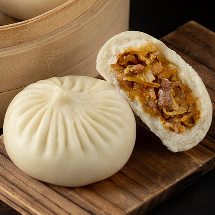 西贝莜面村牛肉粉条包子320g 4个 儿童早餐包子 速食面点 早餐半成品年货 菜管家商品