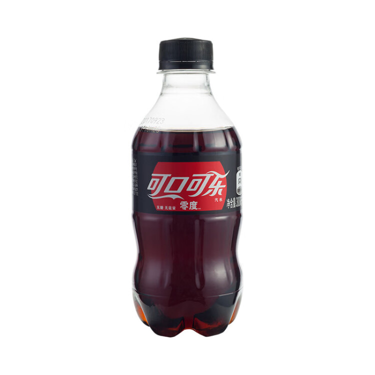 可口可樂(lè) Coca-Cola 零度 Zero 汽水 碳酸飲料 300ml*12瓶 整箱裝 菜管家商品