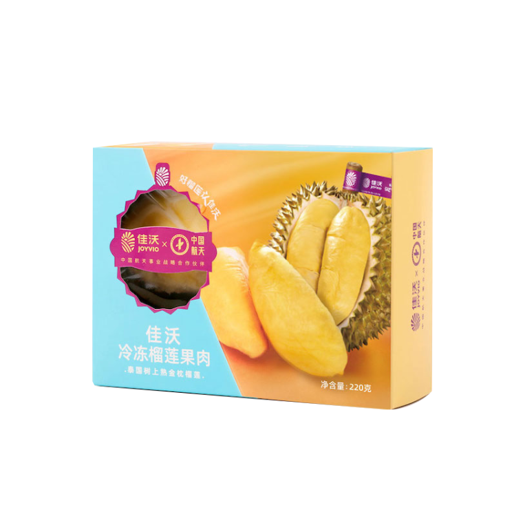 佳沃（joyvio）泰国进口冷冻金枕头榴莲肉单盒净重220g 冷冻榴莲 菜管家商品 商品图