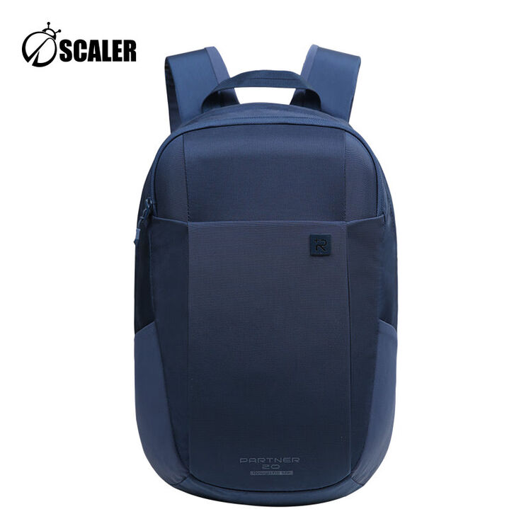 scaler思凯乐户外运动双肩包背包男女学生时尚轻便书包z0334212藏蓝色