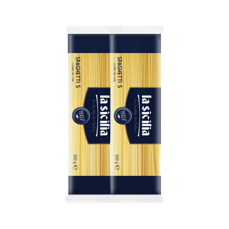 lasicilia（辣西西里）意大利进口意大利面5#直条意粉意面500g*2袋 通心粉 菜管家商品 商品图