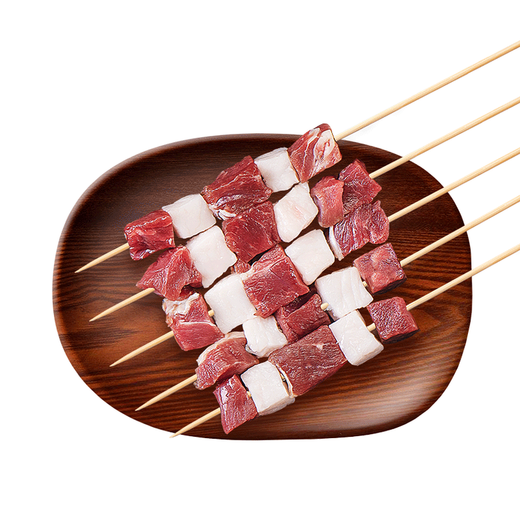 东来顺内蒙古羔羊原切羊肉串400g (约20串) BBQ出游烧烤食材中华老字号 菜管家商品