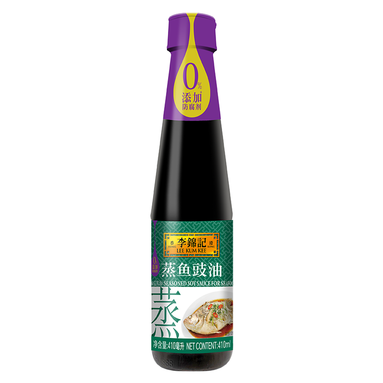李锦记 蒸鱼豉油410ml 去腥提鲜 豉香四溢 蒸炒白灼汁凉拌提鲜 酱油生抽 菜管家商品