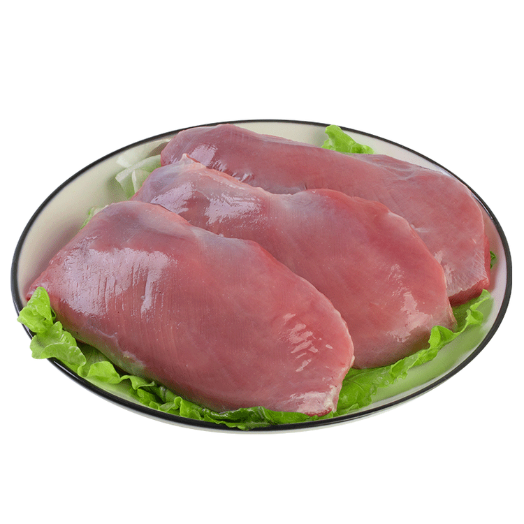 华英（HUAYING） 精切去皮鸭胸肉2斤冷冻鸭脯肉烧烤健身食材 菜管家商品