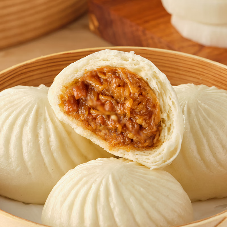 冶春食品 萝卜丝包300g*3包  18只  扬州包子 生鲜 面点 家庭装素包面点 菜管家商品