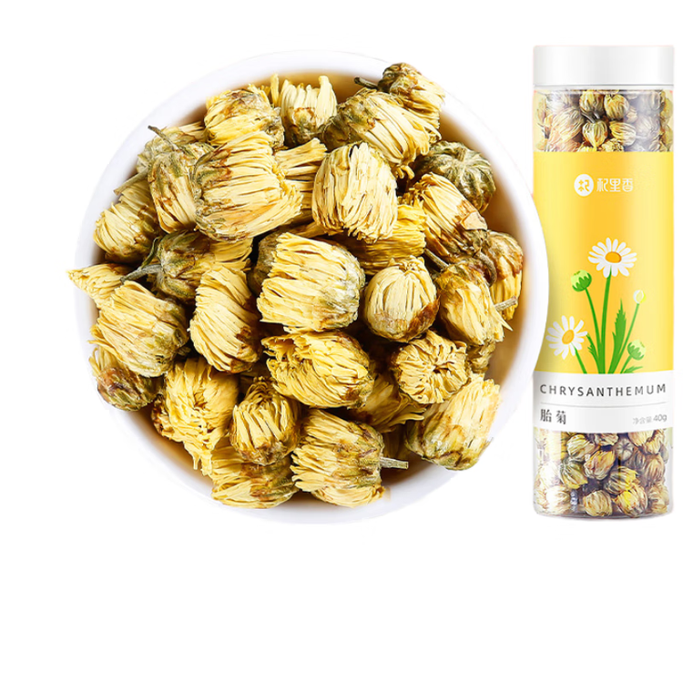 杞里香 桐乡胎菊 花草茶 菊花茶凉茶 罐装40g 菜管家商品