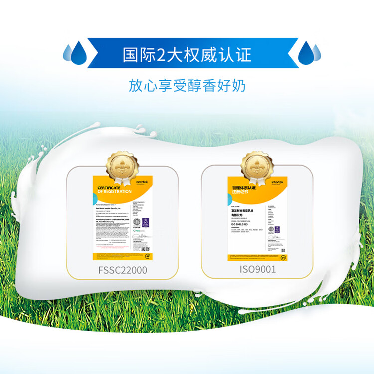 欧德堡（Oldenburger）3.4g蛋白高钙全脂纯牛奶200ml*24盒 京东自营 早餐奶 轻断食 菜管家商品