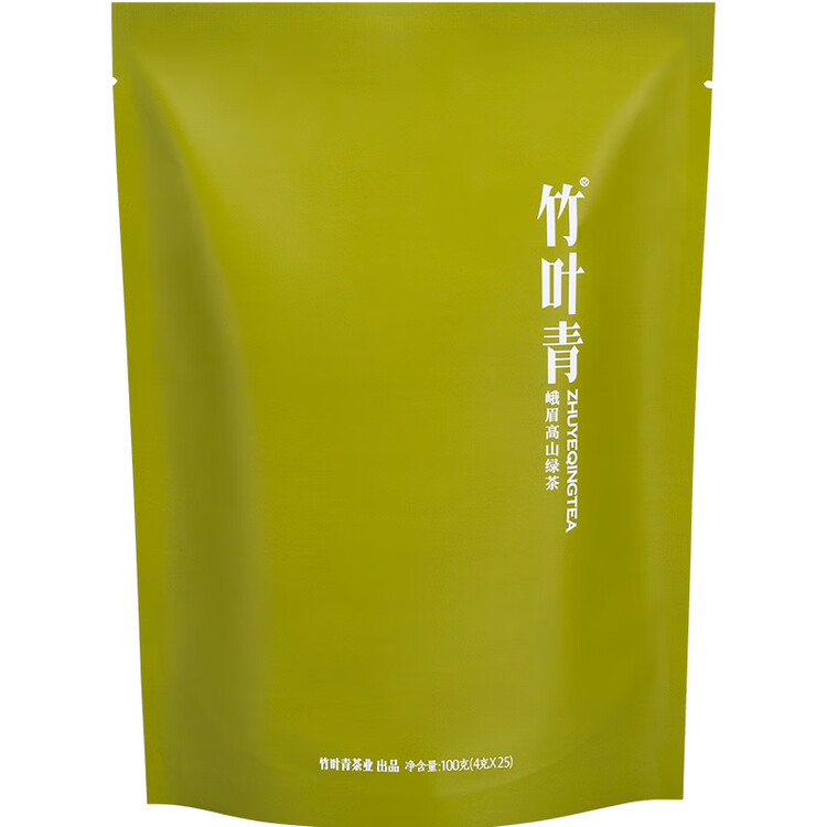 竹叶青绿茶品味 峨眉山2025明前茶特级100g 袋装茶叶自己喝14004 菜管家商品