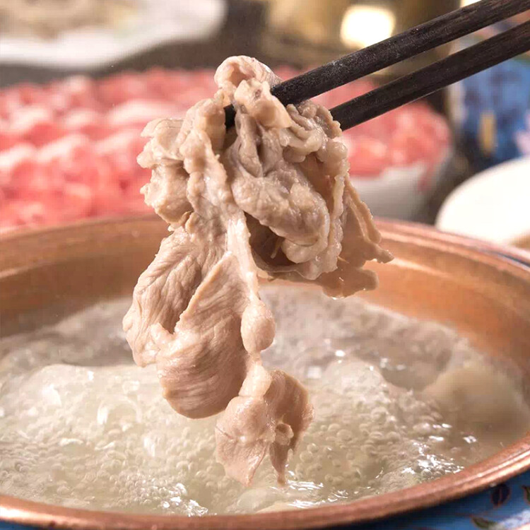 额尔敦内蒙古 锡林郭勒原切羊肉卷羊肉片500g/袋 羔羊肉生鲜 火锅食材