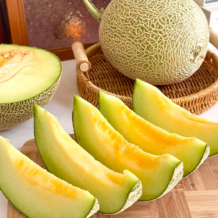京鲜生 网纹蜜瓜 1粒装 单果2斤起 生鲜水果
 菜管家商品