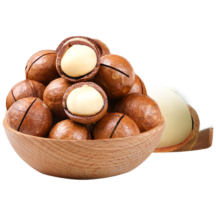 百草味奶油味夏威夷果100g零食干果坚果炒货每日坚果 新老包装随机发 菜管家商品