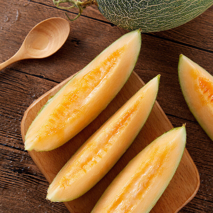 京鲜生 海南哈密瓜 西州蜜/西周蜜 1粒装 单果2.5斤起 生鲜水果 菜管家商品