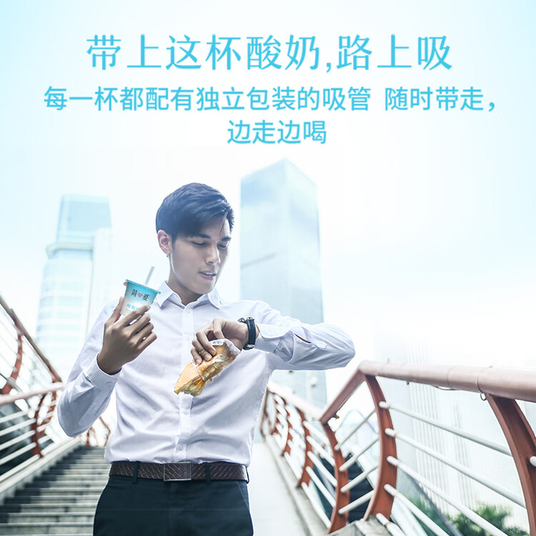 简爱酸奶滑滑酸奶 100g*6杯 生牛乳发酵下午茶风味发酵乳 菜管家商品