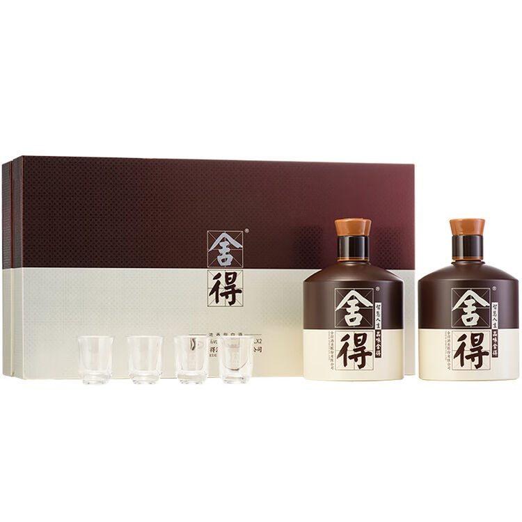 舍得舍得酒 品味舍得礼盒装 52度 600ml*2瓶浓香型白酒【图片 价格 品牌 评论】-京东