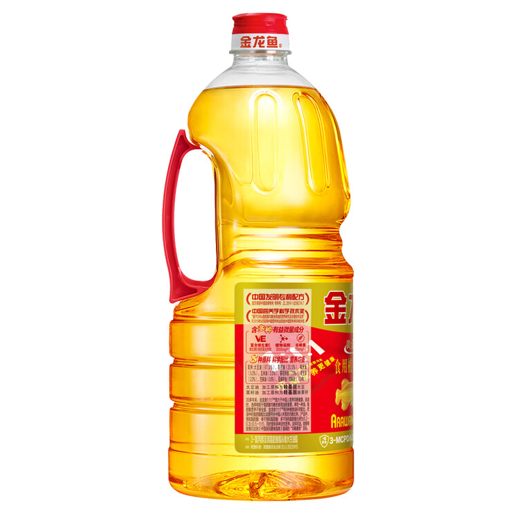 金龙鱼 食用油 黄金比例食用调和油 1.8l(新老包装随机发货) 菜管家商品
