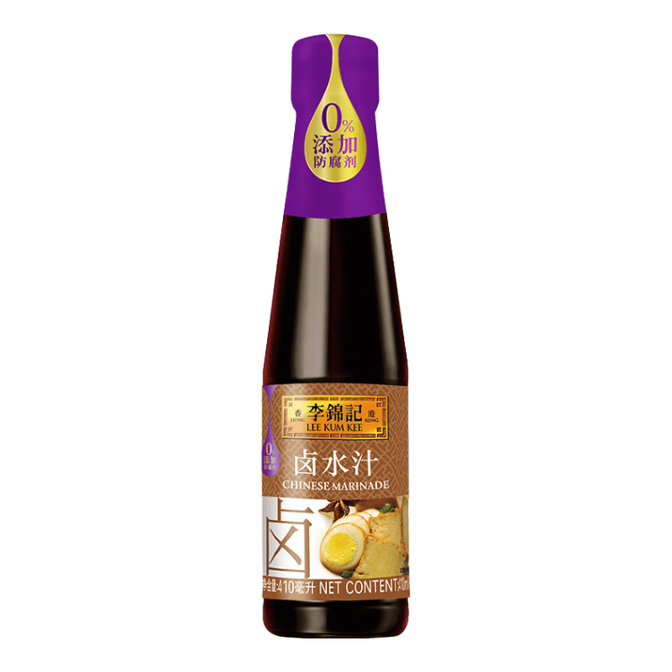 李锦记 卤水汁410ml 0添加防腐剂 卤肉卤菜卤豆腐卤汁调味 酱油 菜管家商品