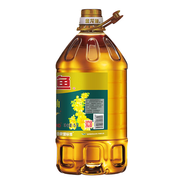 金龙鱼 食用油【保真菜籽油】醇香（纯香）菜籽油5L(新老包装交替发货) 菜管家商品