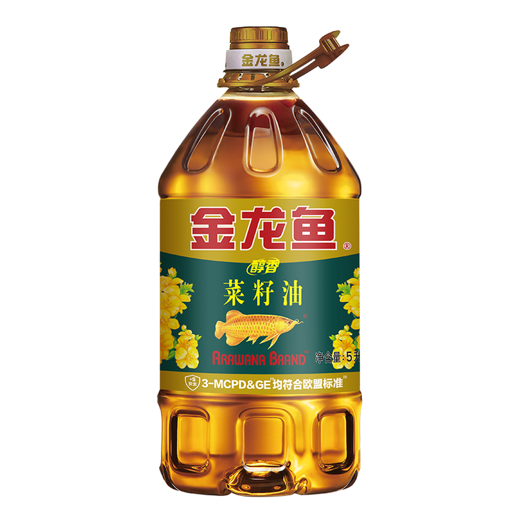 金龙鱼 食用油【保真菜籽油】醇香（纯香）菜籽油5L(新老包装交替发货) 菜管家商品