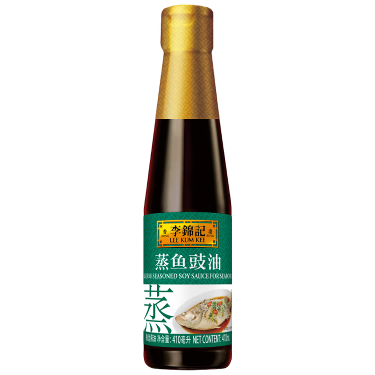 李锦记 蒸鱼豉油410ml 去腥提鲜 豉香四溢 蒸炒白灼汁凉拌提鲜 酱油生抽 菜管家商品