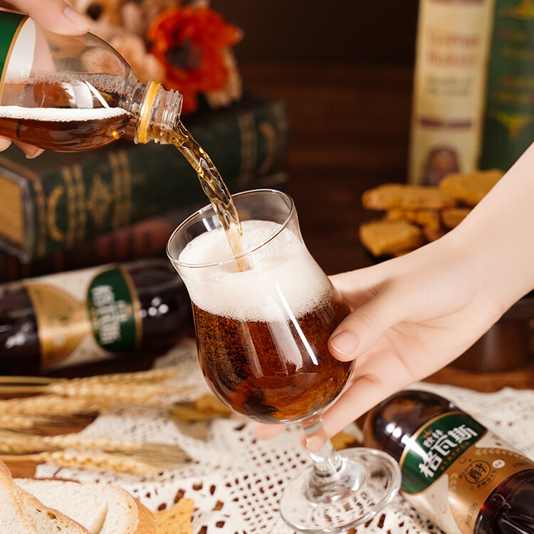 秋林格瓦斯 全麦面包发酵 0糖饮料 350ml*12瓶 整箱装哈尔滨特产 菜管家商品