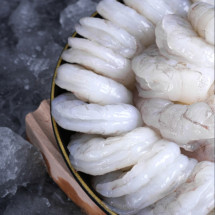 GUO LIAN国联 翡翠生虾仁海鲜去冰净重2斤 156-198只【400万+好评】年货节 菜管家商品