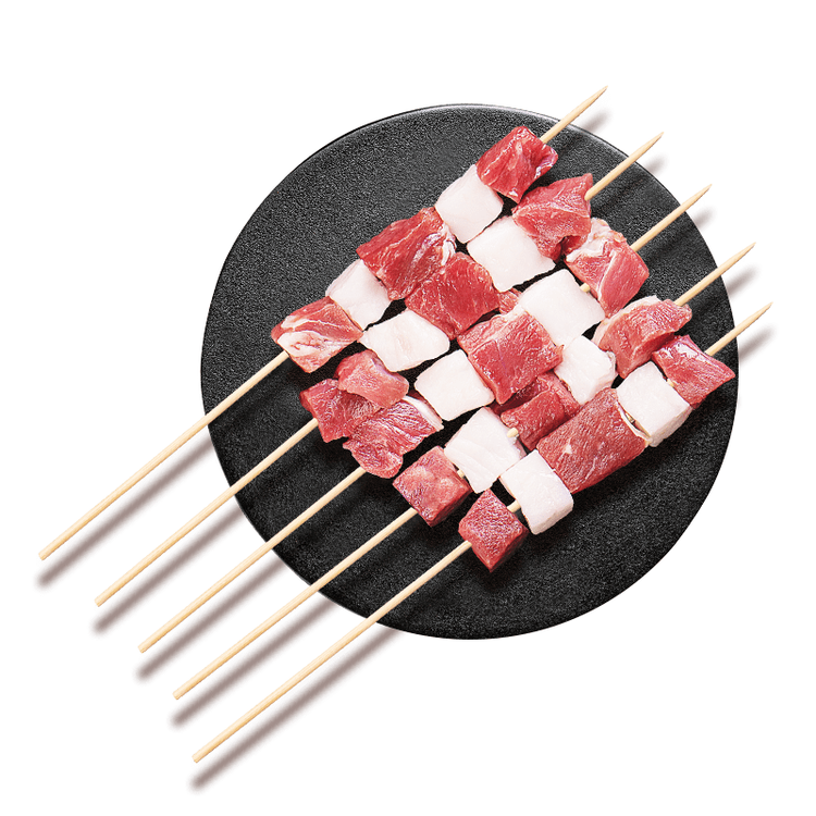东来顺内蒙古羔羊原切羊肉串400g (约20串) BBQ出游烧烤食材中华老字号 菜管家商品