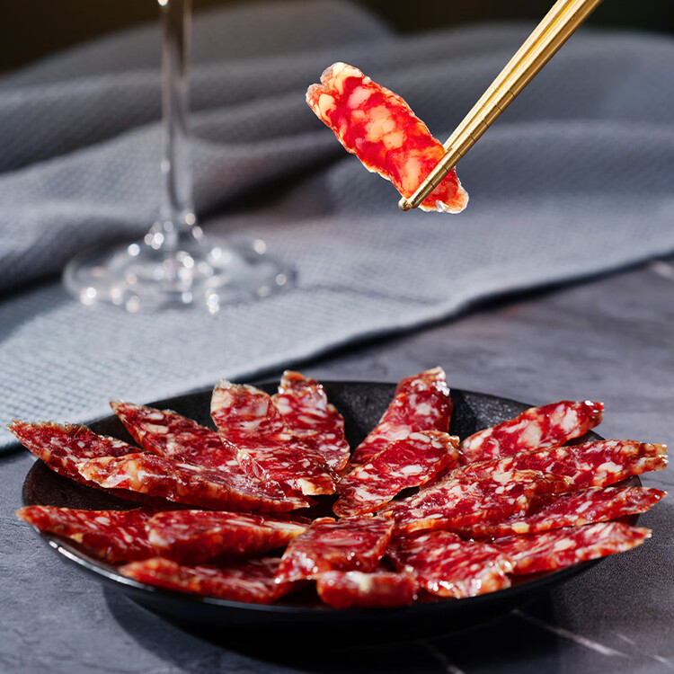 皇上皇特级牛肉腊肠广州腊味特产煲仔饭腊肠广味广东甜肠广式香肠180g 菜管家商品