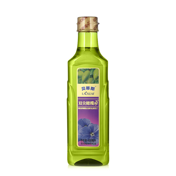 贝蒂斯betis亚麻籽橄榄调和油食用油468ml含12特级初榨橄榄
