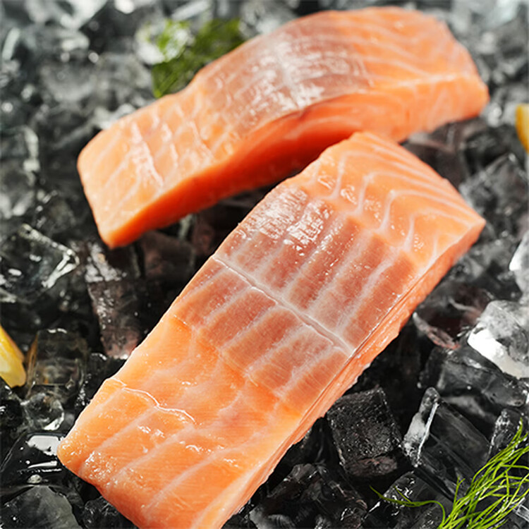 京东超市/京觅 海外直采智利三文鱼段大西洋鲑400g 单片真空 新老包装交替 菜管家商品