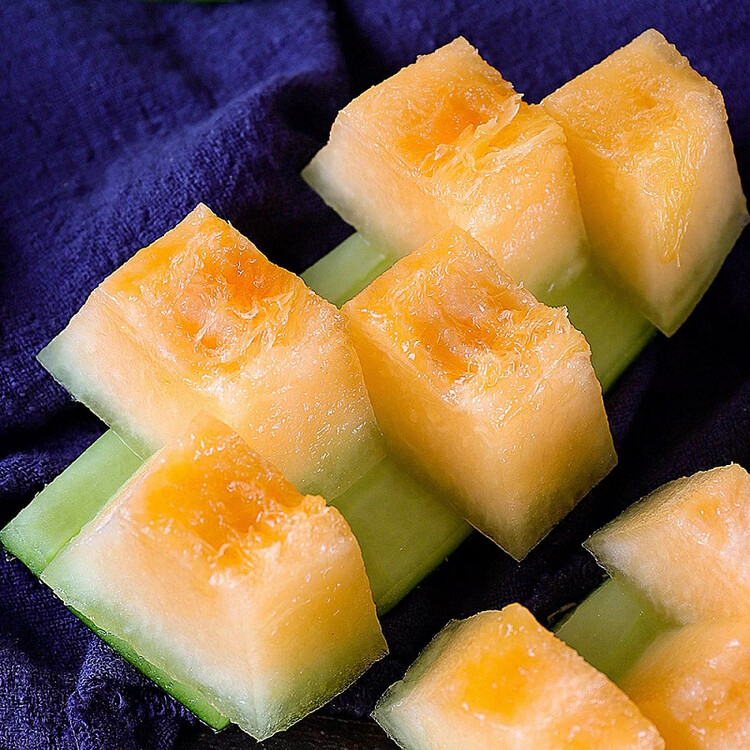 京鲜生 海南哈密瓜 西州蜜/西周蜜 1粒装 单果2.5斤起 生鲜水果 菜管家商品