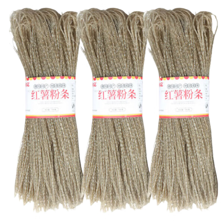 蜀姑娘 红薯粉丝粉条500g*3把 火锅食材 火锅粉条酸辣粉苕粉 菜管家商品