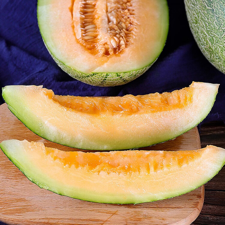 京鲜生 海南哈密瓜 西州蜜/西周蜜 1粒装 单果2.5斤起 生鲜水果 菜管家商品