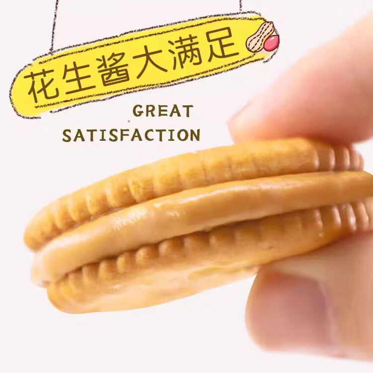 茱蒂丝（Julie's）马来西亚进口花生酱三明治饼干礼盒休闲零食540g/盒 菜管家商品