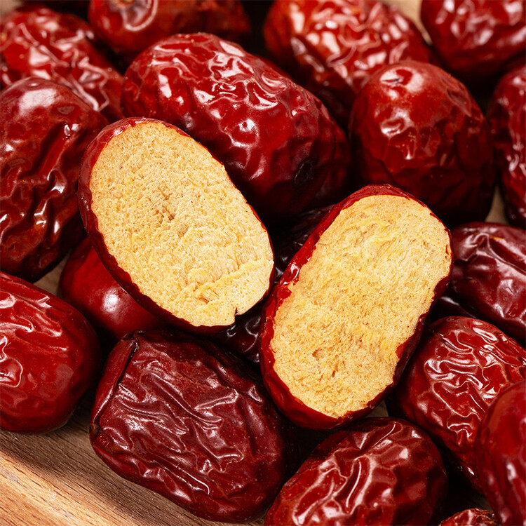 西域美农一级新疆灰枣500g 免洗自然吊干新疆小红枣 量贩装煮粥煲汤蜜饯 菜管家商品