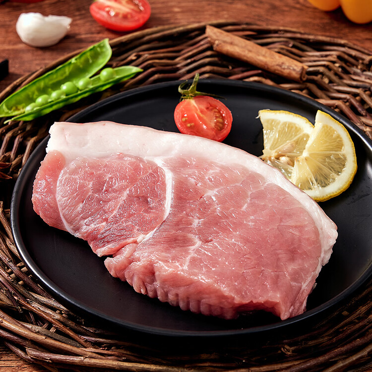 家佳康无抗亚麻籽猪带膘猪腿肉720g 前尖后腿肉自繁自养 中粮出品猪肉 菜管家商品