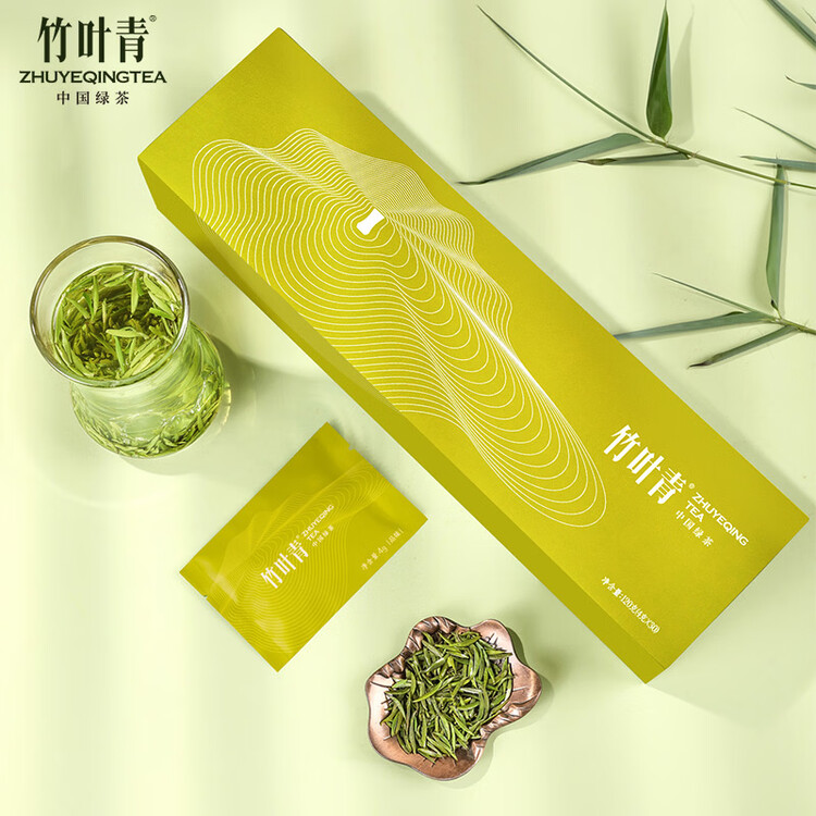 竹叶青绿茶 2026春茶峨眉山特级120g 茶叶礼盒装 14001商务送礼 菜管家商品