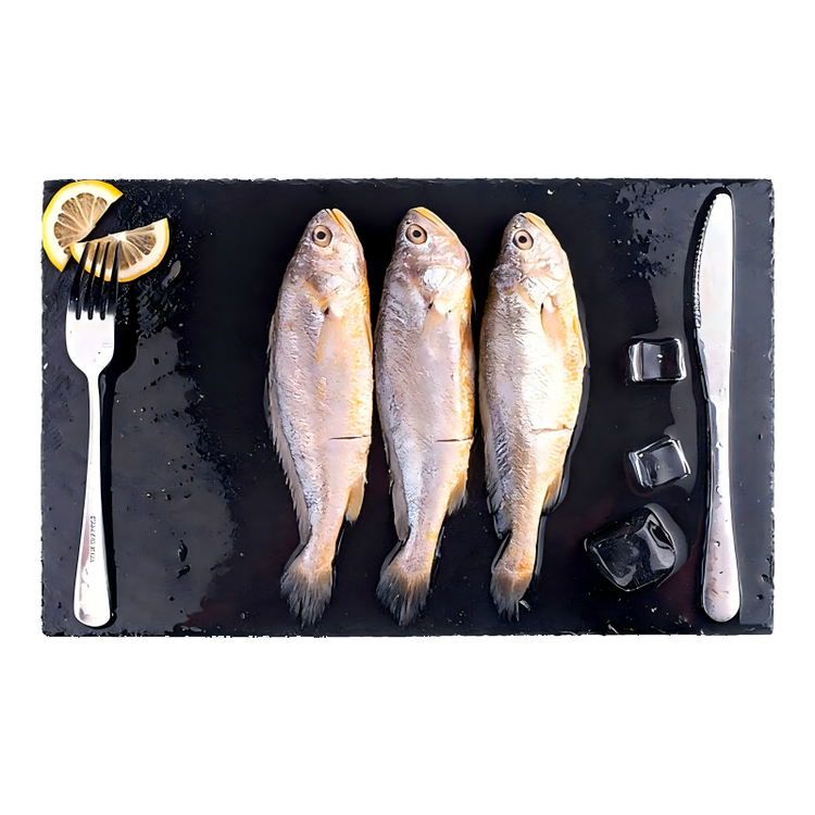 三都港 冷冻三去黄花鱼500g/3条装 小黄鱼 深海鱼 生鲜 鱼类 烧烤食材 菜管家商品