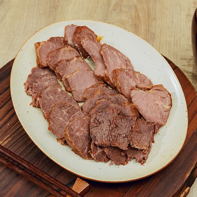金字五香酱牛肉卤牛肉360g  袋装开袋即食 老字号休闲零食牛肉肉脯 菜管家商品