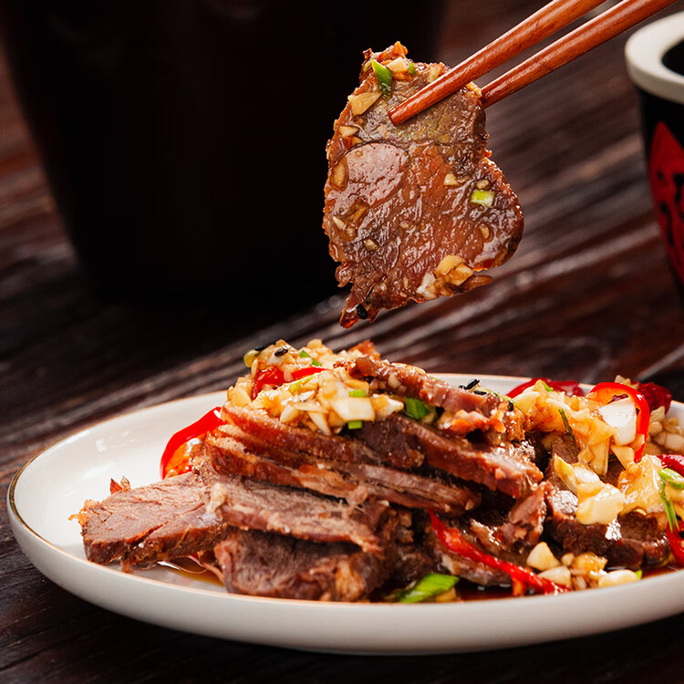金字五香酱牛肉卤牛肉360g  袋装开袋即食 老字号休闲零食牛肉肉脯 菜管家商品