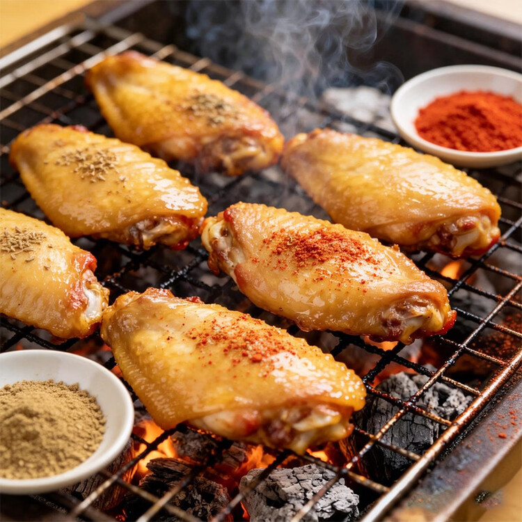 圣农鸡翅中净重2斤 鸡中翅 大翅中 可乐鸡翅  烧烤 盐焗鸡翅 清真食品 菜管家商品