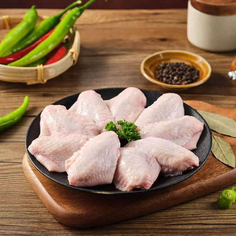 泰森（Tyson）鸡翅中 净重2斤1袋 冷冻 炸鸡翅 卤鸡翅 卤味烧烤 生鲜食材 菜管家商品