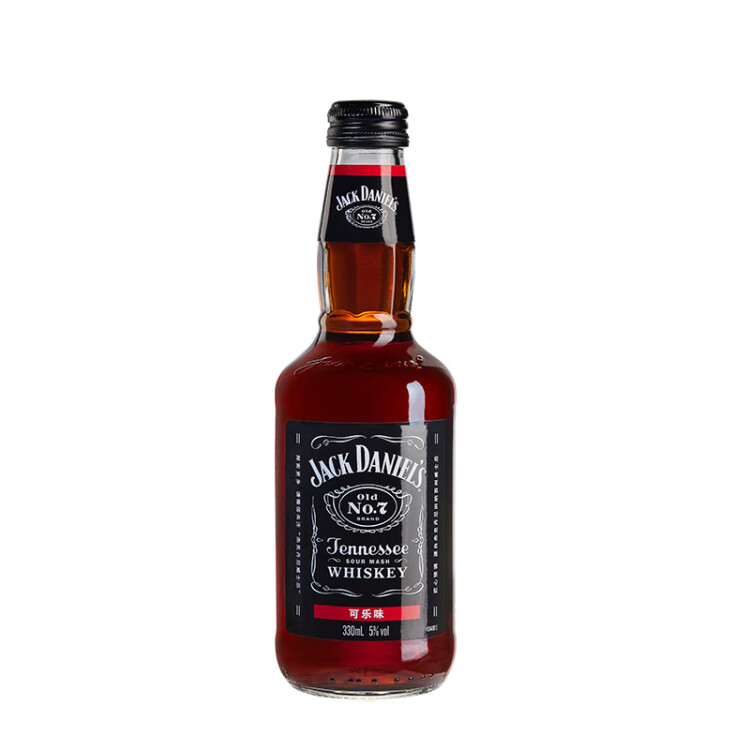 杰克丹尼（Jack Daniels）预调酒可乐+柠檬+苹果味330ml*6瓶礼盒装  光明服务菜管家商品 