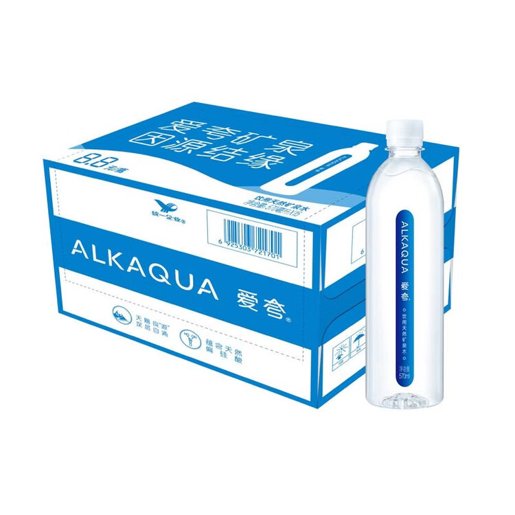 统一 爱夸矿泉水570ml*15 （新老包装随机发货） 菜管家商品