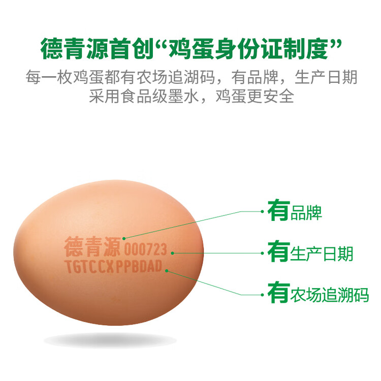 德青源A级鲜鸡蛋32枚2.74斤起无抗生素 谷物喂养  营养早餐家庭年货礼盒 菜管家商品