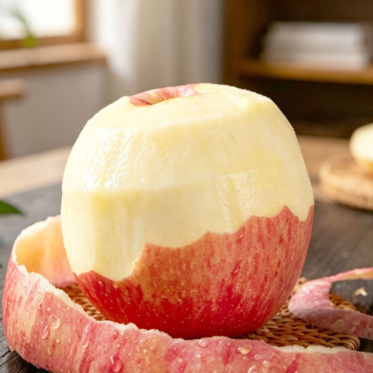 京鲜生烟台红富士苹果 净重900g 单果160-190g 生鲜水果 菜管家商品