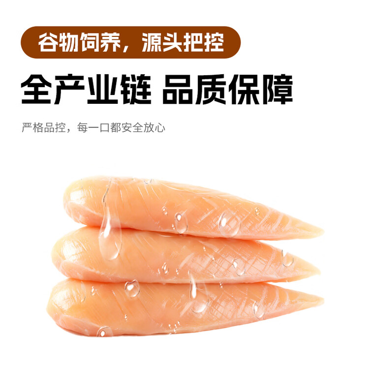 六和 鸡小胸  2斤 白羽鸡健康轻食冷冻鸡胸肉低脂健身食材 菜管家商品