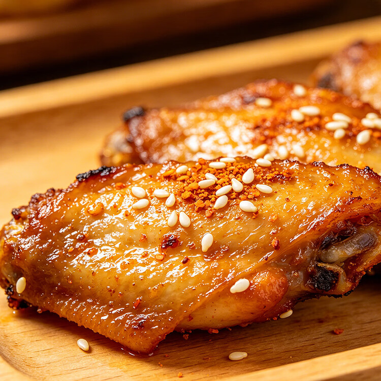 华都食品生鲜鸡翅中2斤（20个左右） 炸鸡可乐鸡翅 奥尔良鸡翅 烧烤食材 菜管家商品