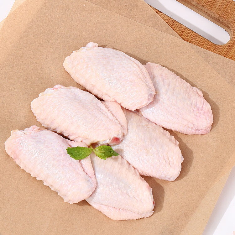 华都食品生鲜鸡翅中2斤（20个左右） 炸鸡可乐鸡翅 奥尔良鸡翅 烧烤食材 菜管家商品
