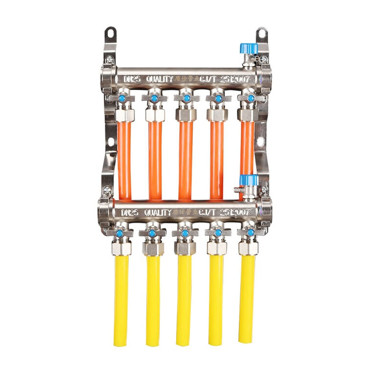 地暖分水器地热管家用大流量分集水器暖气片水暖地暧全铜阀4分6路注 其他尺寸问客服 图片价格品牌评论 京东