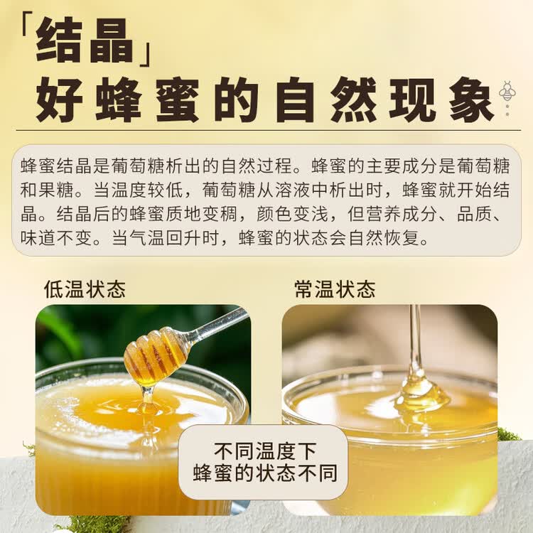 冠生园枣花蜂蜜428g挤压瓶 纯蜂蜜中华老字号 早餐牛奶麦片烧烤伴侣冲饮 菜管家商品